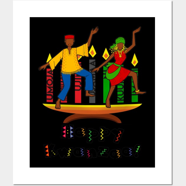 Kwanzaa African American Holiday Wall Art by Danielsmfbb